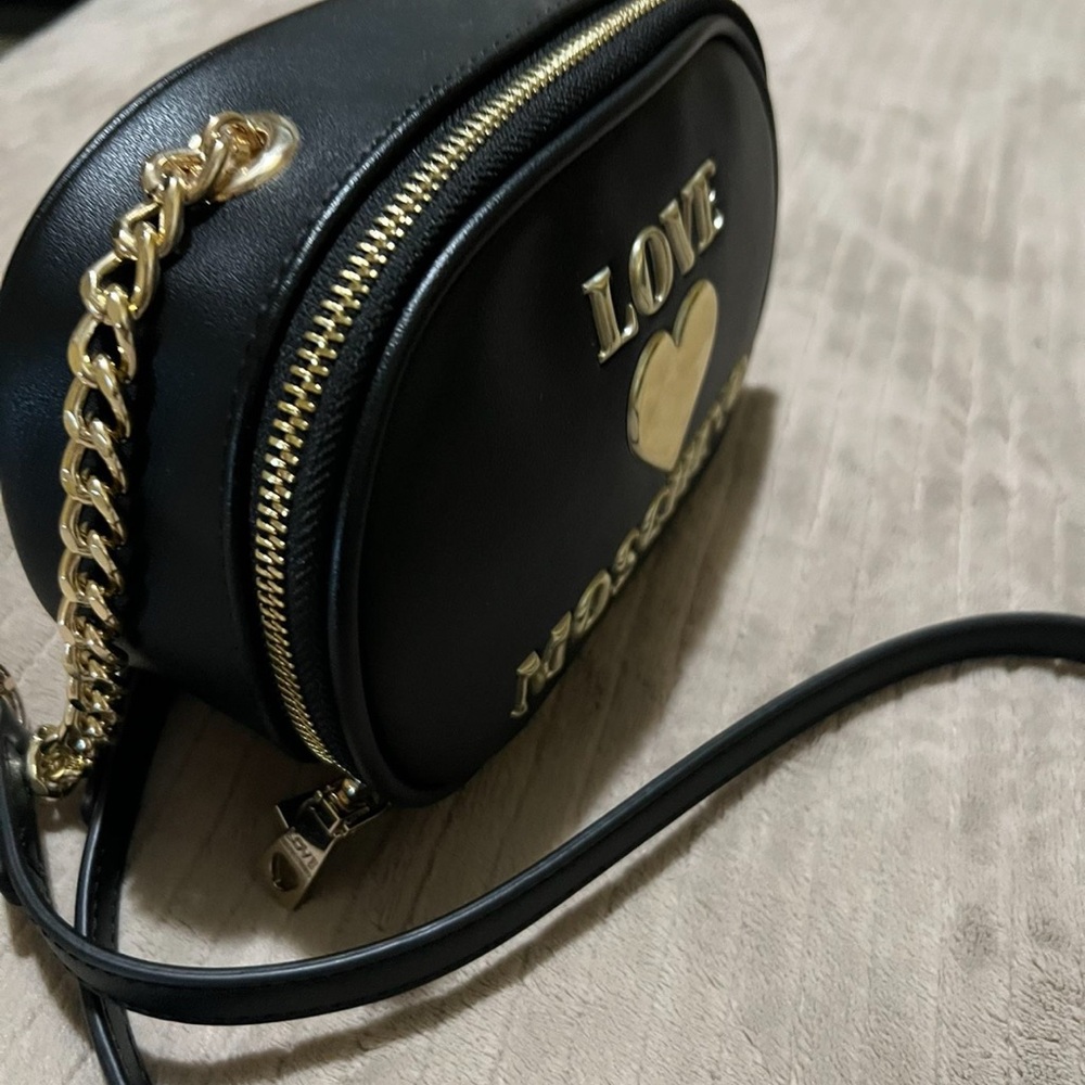 Love Moschino black bag and Dust Bag